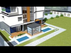 Louver blade pergola 4
