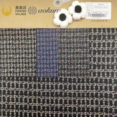 China New Arrivals Jacquard Breathable Classic Pattern Colorful Check Yarn Dyed Outwear Casual Cloth Ponte Fabric for sale