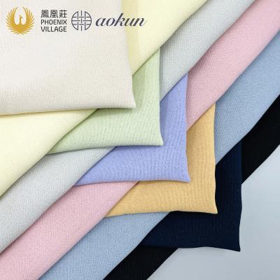 China Hot Selling Casual Solids 100% Polyester Outwear In Stock Fabric 19902X for sale