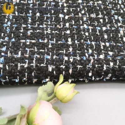 China Phoenix Outwear village MG21010 woven jacquard polyester fabric Shrink-resistant fabric for jacket and suit for sale