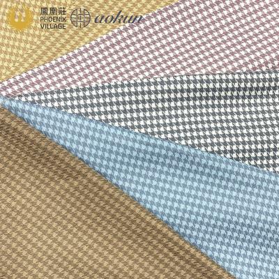 China Phoenix Village FH6003C Woven Jacquard Polyester Rayon Spandex Fabric Viscous Fabric Yarn Dyed For Suit And Pant for sale