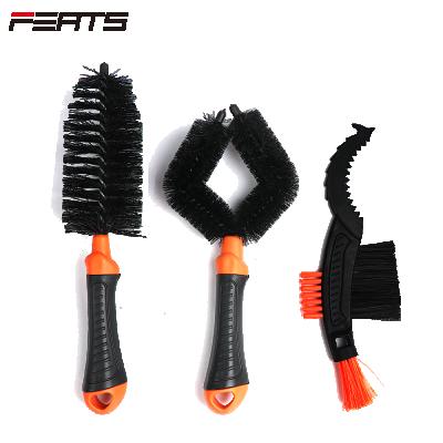 China For Bicycle Cleaning / Maintaining / Repair FERTS 3 Pieces Bike Cleaning / Maintaining / Repair Playbrush for sale