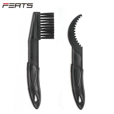 China Curved toothed end reaches deep between cassette gears FERTS ABS handle +PP brush for bicycle cassettes, sprockets, chains and components for sale