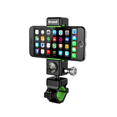 China 1 + 2 FERTS Regular Smartphone Snap Holder with LED Light / 360 Degree Rotatable and 90 Degree Foldable for Bicycle for sale