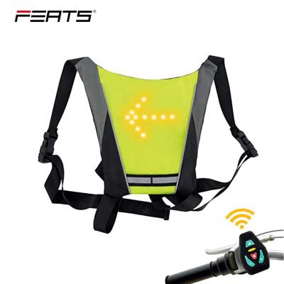 China Water Proof Signal Safety Light Radio Outdoor Reflective Led Vest Recycling Remote Controller for sale