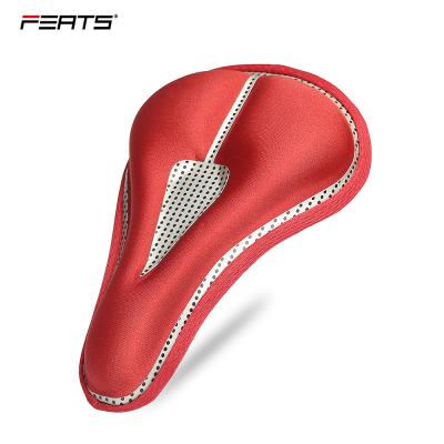 China Absorb cushion water & FERTS Dust Resistant Memory Foam Saddle Cover With GEL And Ozone Comfortable Deep Groove Bicycle Seat Cover for sale