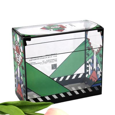 China Recycled Materials Custom Printed Folding Plastic Box Manufacturer Custom Transparent PET Pencil Sharpener Packaging Box PVC Packaging Box for sale