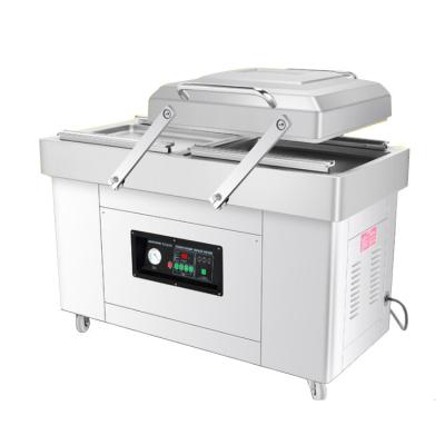 China 600 Double Chamber Food Vacuum Packing Machine Commercial Dry And Wet Vacuum Sealing Machine Automatic Rice Machine for sale