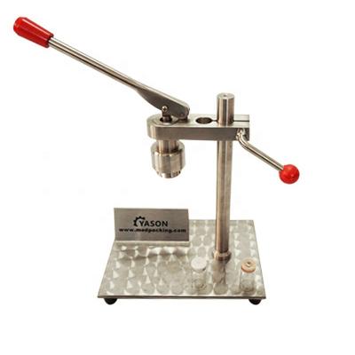 China Hotels Office Semi-automatic Manual Closing Crowning Capping Crimping Machine for sale