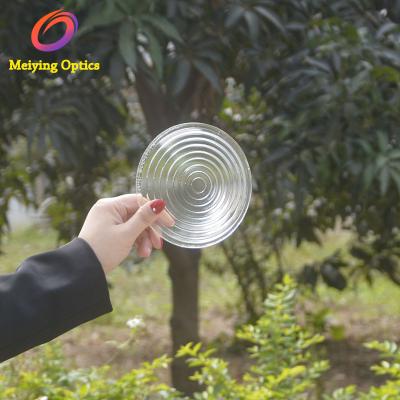 Cina Alta qualità e migliore lente di Fresnel del borosilicato di prezzi, lente di Fresnel di vetro, lente di Fresnel del diametro 130mm per la fase in vendita