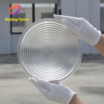 Cina Lente di Fresnel del vetro borosilicato del diametro 200mm per la lampada del punto, lampadina, LED, luce in vendita