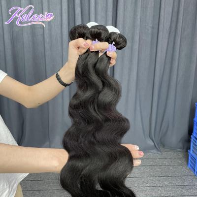 China Kelssie 180% Density Brazilian Remy Hair Colored Body Wave Human Hair For Black Women for sale