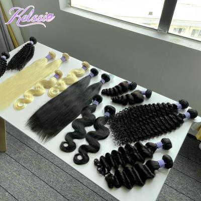 China ST/BW/LW/DW/CW/KCW Loose Wave Bundles Brazilian Hair Weave Bundles Remy Hair Extensions Natural Black 1/3/4 PCS Hair Bundles for sale