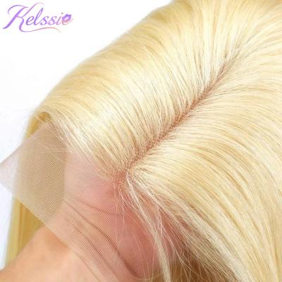 China ST/BW/LW/DW/CW/KCW 1B 613 Blonde Straight Wave Ombre Human Hair Extensions 28 Peruvian Hair Bundles With Closure for sale