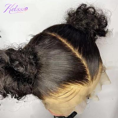 China Customized ST/BW/LW/DW/CW/KCW Accept Pre Plucked Virgin Hair Wholesalers Brazilian Cuticle Aligned Hair Full Lace Wig With Baby Hair for sale