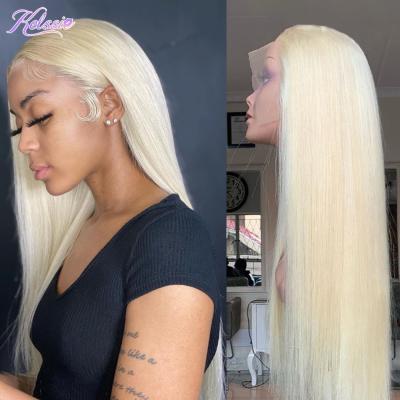 China ST/BW/LW/DW/CW/KCW Mink Brazilian Human Hair Wi Blonde 613 Straight Full Lace Front Wig 30 Inches, Guangzhou Full Lace Wig 10A Hair for sale