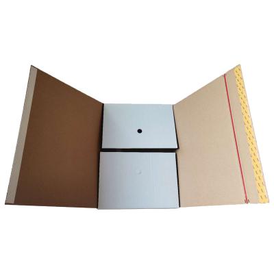 China Recyclable Corrugated Kraft Manufacturing Easy-tear Type Shipper Boxes Biodegradable for sale