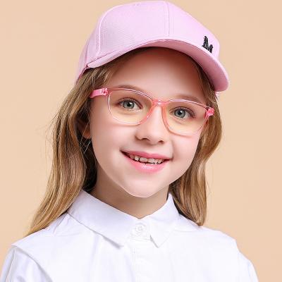 China Blue Anti Ray 2021 2022 DCOPTICAL TR90 Anti Blue Light Children Anti Light Blue Ray Glasses Beautiful Anti For Kids Glasses for sale