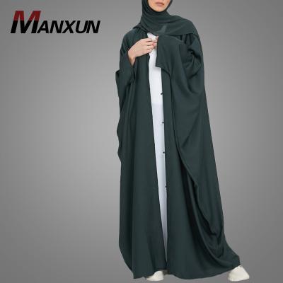 China Polyethersulfone Modest Kimono Fashion Dubai Abaya Muslim Dress Islamic Clothing Wholesale Kaftan for sale