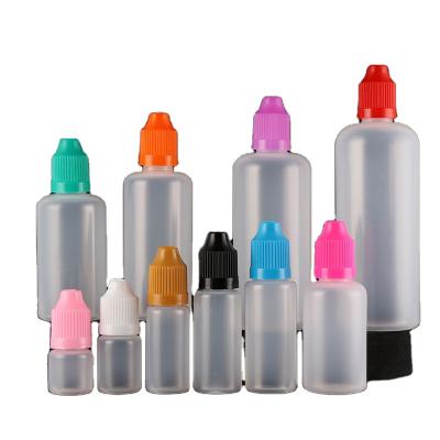 中国 5-100ml empty pe plastic squeezable dropper eye Liquid Dropper Sample Eyes Drop Refillable Bottle 販売のため