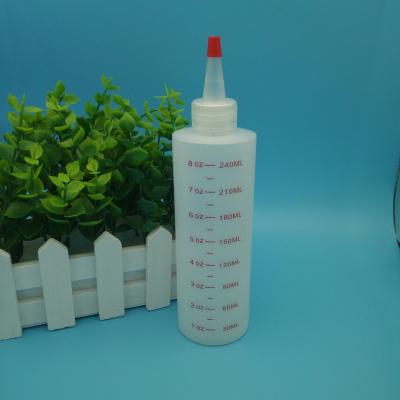 Chine HDPE Plastic Squeeze Dropper Bottle 8oz 16oz Household  Condiment Ketchup Sauce Container à vendre