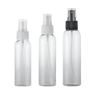 Cina Frosted Clear Fine Mist Sprayer 100ML 200ML Cosmetic Spray Cap Packaging Plastic Bottle in vendita