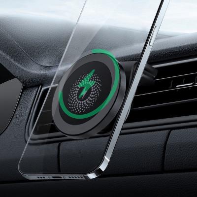 China Free Shipping Car Wireless Charger Auto Maintaining Magnetic Wireless Charger Phone Holder Mount Phone Charger 10W Car Wireless Charger for sale