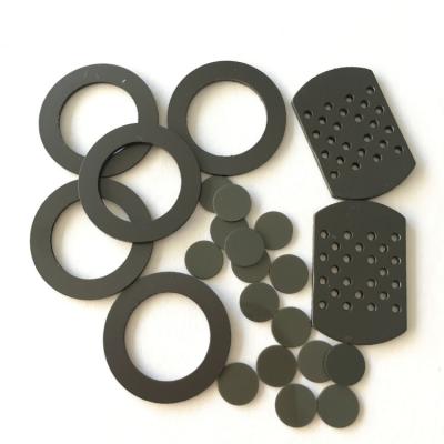 China Graphite Nylon Plastic Black Anti-corrosion Nylon Gasket Meson Electronic Component Insulation Temperature Resistant Gasket for sale