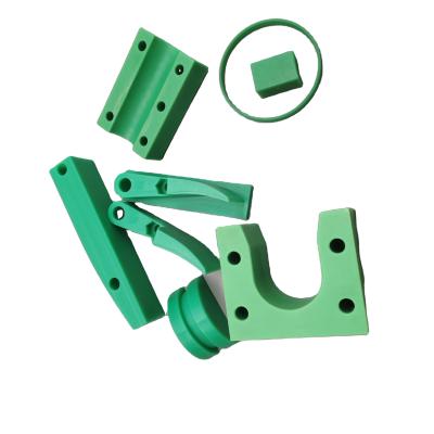 China UHMWPE Manufacturers Supply Plastic Shaped Parts Corrosion Resistant Blue UHMWPE Parts for sale