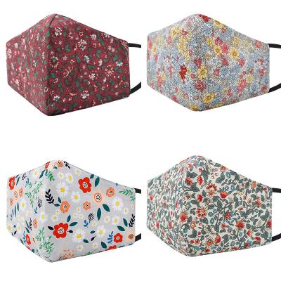 China Pure Cotton Dust Cover Mouth Cover Adjustable Stereoscopic Printing Adult Washable for sale