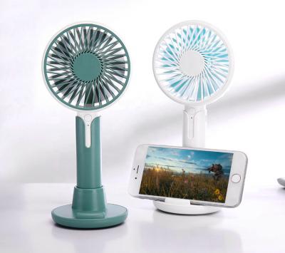 China Free Sample Lower Noise Make Vacuum Small Plastic Hand USB Rechargeable Electric Fan for sale