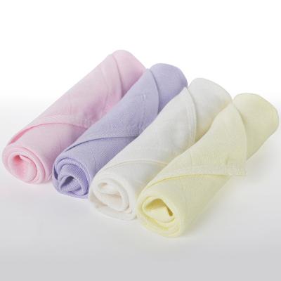 China Tablet 100 mint green, blue, pink color bamboo baby towels, baby washcloth for sale