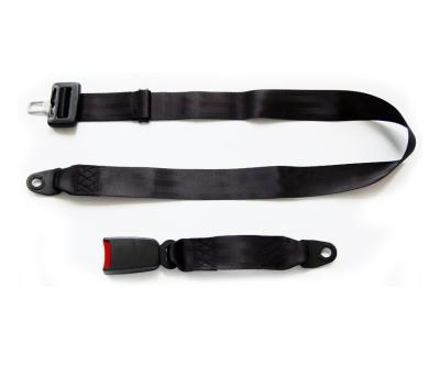 China Universal Long Durability Durable 2 Point Adjustable Seat Belt Car Tongue Metal Seat Belt for sale