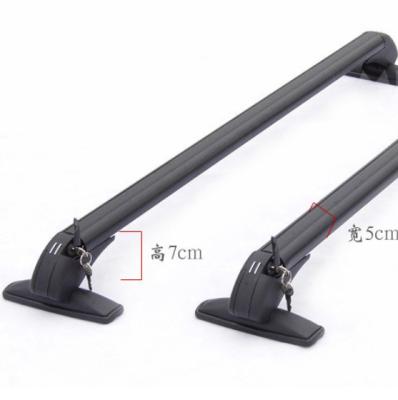 China Hot Selling Universal Aluminum Alloy Durable Luggage Rail With Lock Aluminum Car Roof Rack for sale