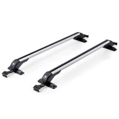 China New load protection aluminum alloy luggage rail universal soft car aluminum alloy crossbar rack for sale