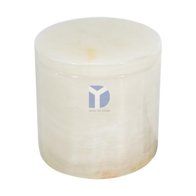 China Home.Restaurant.Bar.Hotel.Wedding. Super markets promotion custom design natural crystal white marble container storage custom marble jars with lid for sale