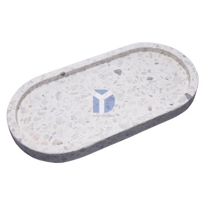 China Viable Custom Products Tray Home Decoration Serving Hotel Natural Stone Marble for sale