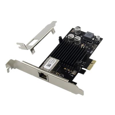 China Desktop ST7225 PCIex1 Intel 210 Single Port Gigabit Server Network Card 10/100/1000Mbps POE+ for sale