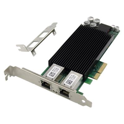 China PCIex4 Intel JL82576 POE+ Gigabit Server Desktop Dual Port 10/100/1000Mbps Network Card for sale