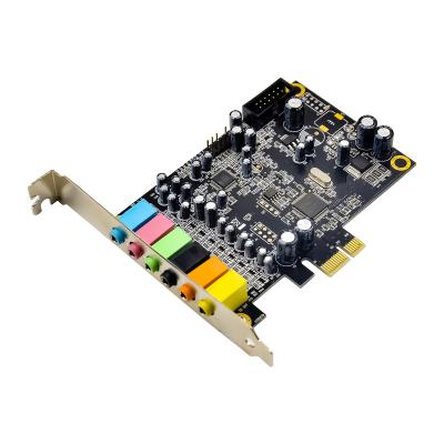 China 2020 Professional Popular PCIe CM8828 7.1 Channel PCIe Audio Digital Sound Card With ST14 Low Profile for sale