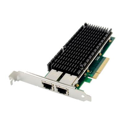 China Dual PCI Express X540 Ethernet 10GbE Server PCI Network Card Desktop Card for sale