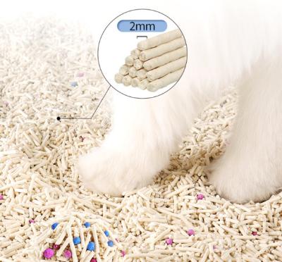 China Good Quality Tofu Cat Litter Sand Bentonite Sustainable Cat Litter Made in China en venta