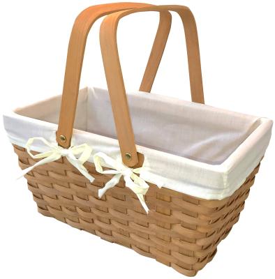 China Picnic Basket Wicker Basket Picnic Basket Set Wholesale Wicker Basket Willow Picnic Wicker Basket Bulk Picnic for sale