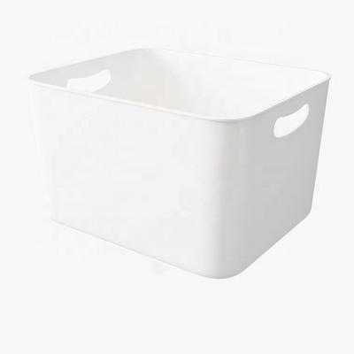 China White Plastic Storage Box Stored Organizer Storage Box Wardrobe Drawer Toy Storage Box For Living Room for sale