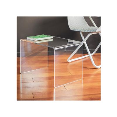 China TRANSPARENT custom acrylic coffee table clear lucite end tables for sale