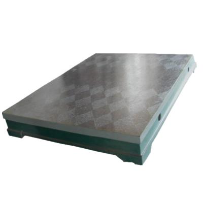 China Auger Cast Iron Surface Plate Cast Iron Inspection Milling Table Inspect Platform Porcelain for sale