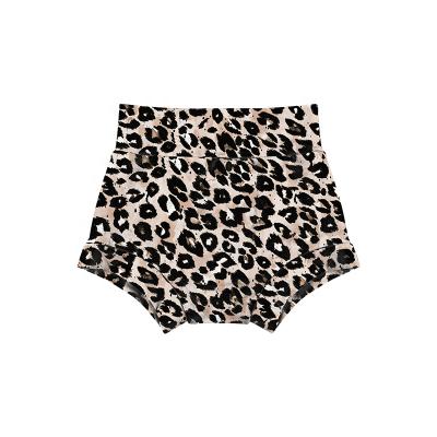 China Cute Floral Print Baby Girl Summer Clothing Babies Plus Size Bloomers Leopard Shorts Girls Casual Shorts for sale