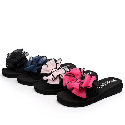 China Wholesale New Roman Sandals Women Flower Flip Flop Flat Heel Women's Summer Cushioning S Slippers Beach Shoe for sale