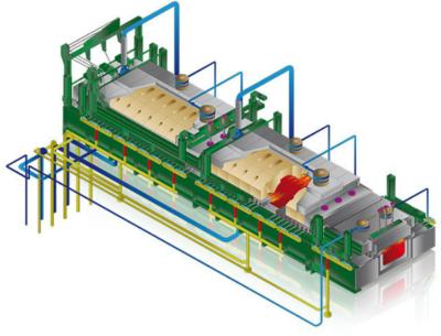 Chine 10 To 50 Tpd Industrial Glass Furnace Electric Automotive Glass Customized à vendre