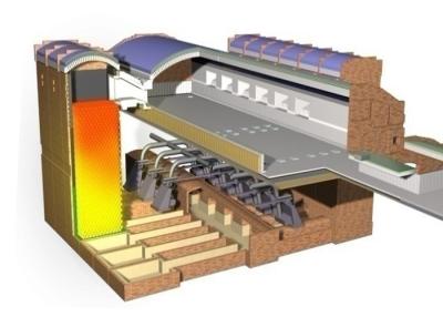 Cina Grande forno di fusione infornato di vetro ISO45001 del gas incrocio in vendita